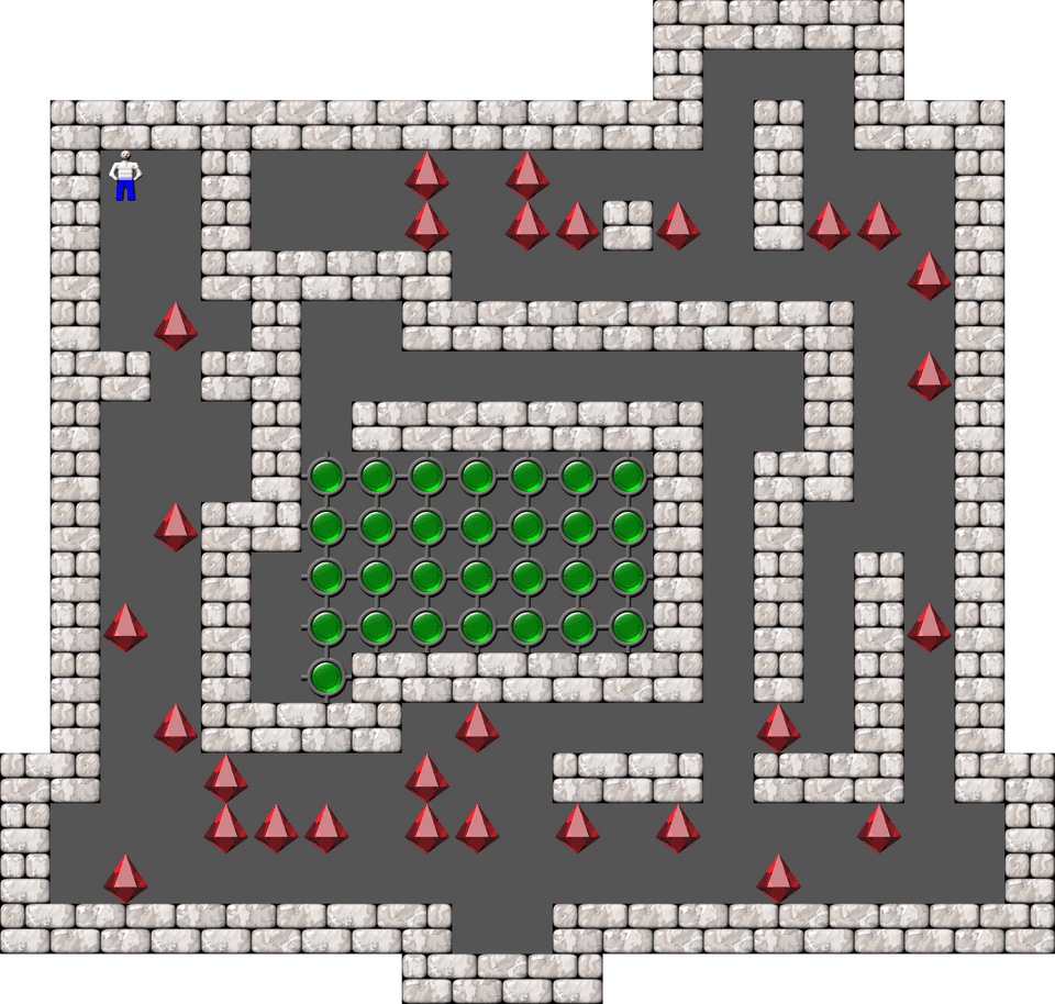 Sokoban Mass Remodel level 1635